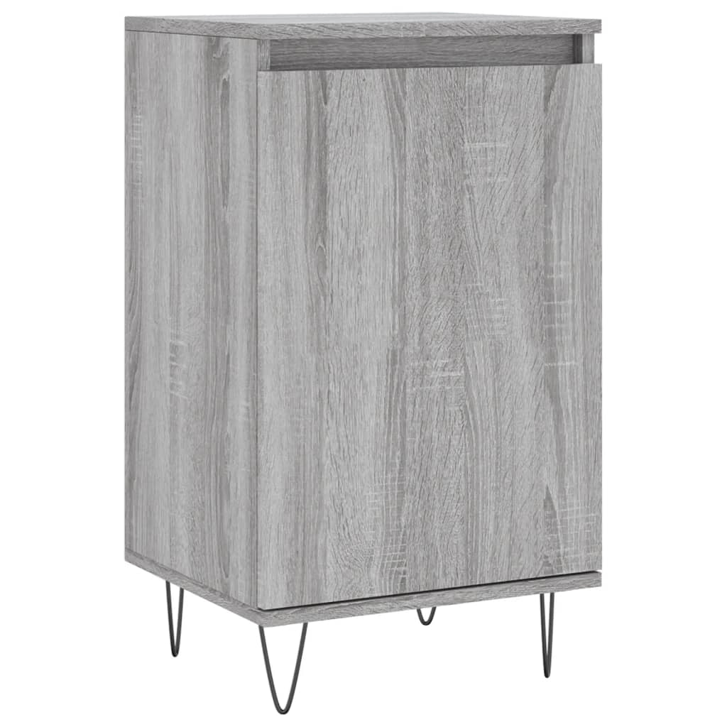 Buffet credenza cassettiera armadio mobile contenitore organizer cucina soggiorno Sonoma 40 x 35 x 70 cm legno ingegnerizzato grigio 02_0036355