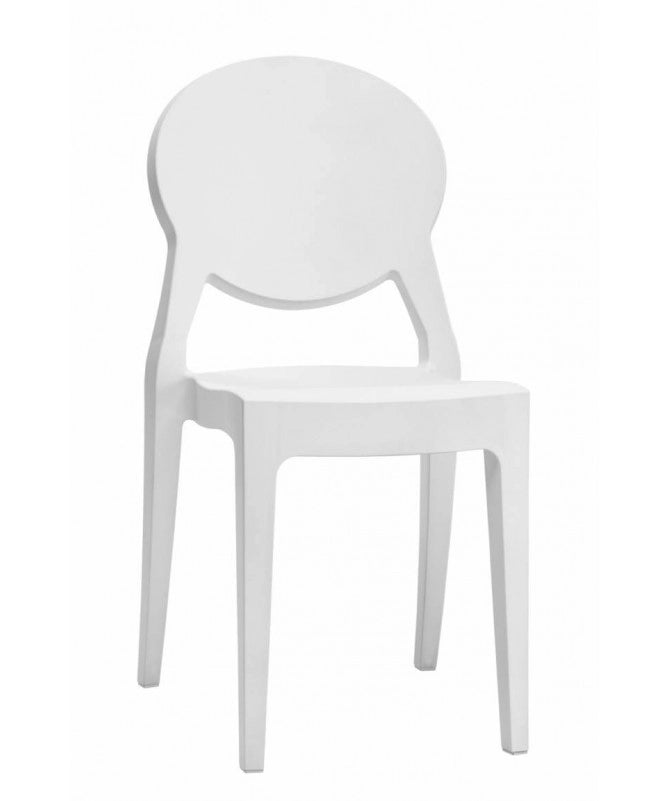 Sedia Igloo Chair set da 4 in policarbonato Made in Italy SCAB DESIGN - Bianco 310