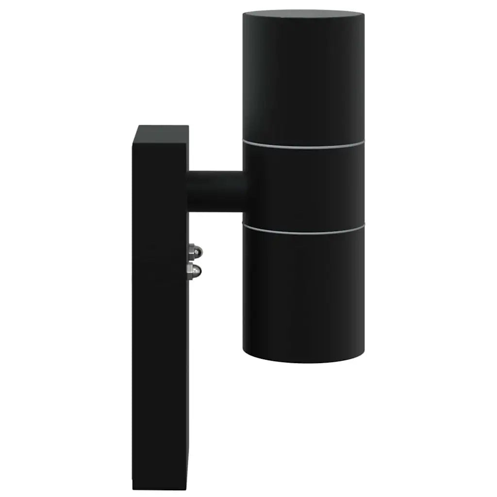 Lampada da Parete Esterna 2 pz Nero 7 x 10 x 22 cm CFW4100876
