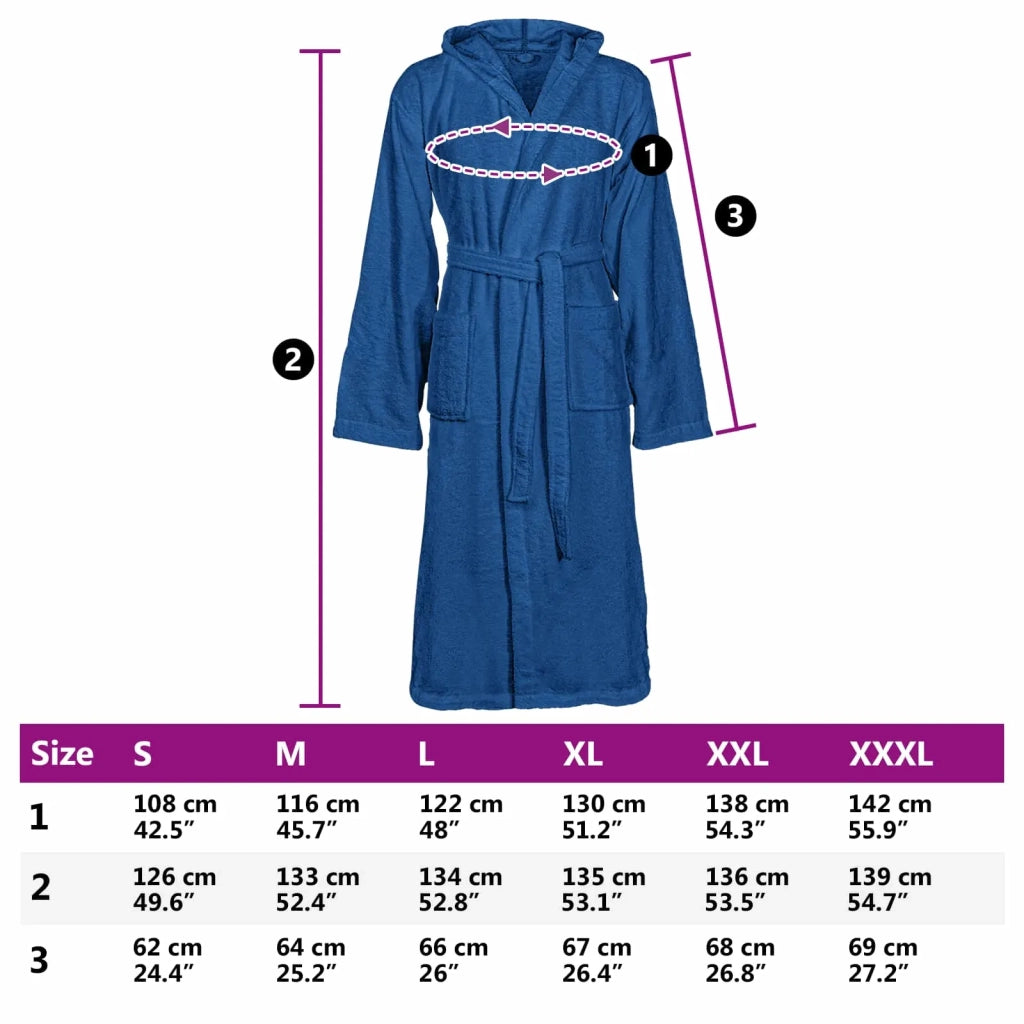 Accappatoio KINN Blu XL Cotone CFW2598952