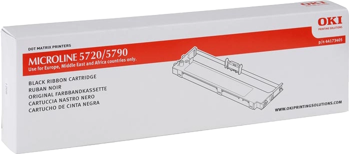ORIGINAL OKI Nastro colorato nero 5720/5790 44173405 8 milioni cifre