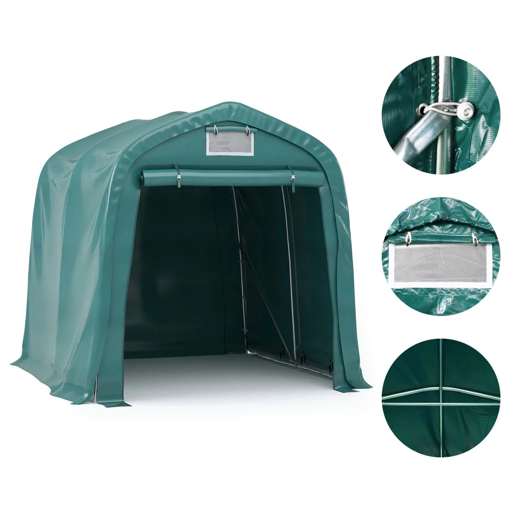 Tenda Garage in PVC 1,6x2,4 m Verde 3056430