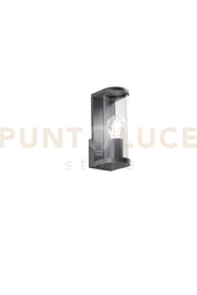 APPLIQUE ROSEN ANTRACITE IN ALLUMINIO E VETRO 1 LUCE ATTACCO E27 IP44 119X83X222MM