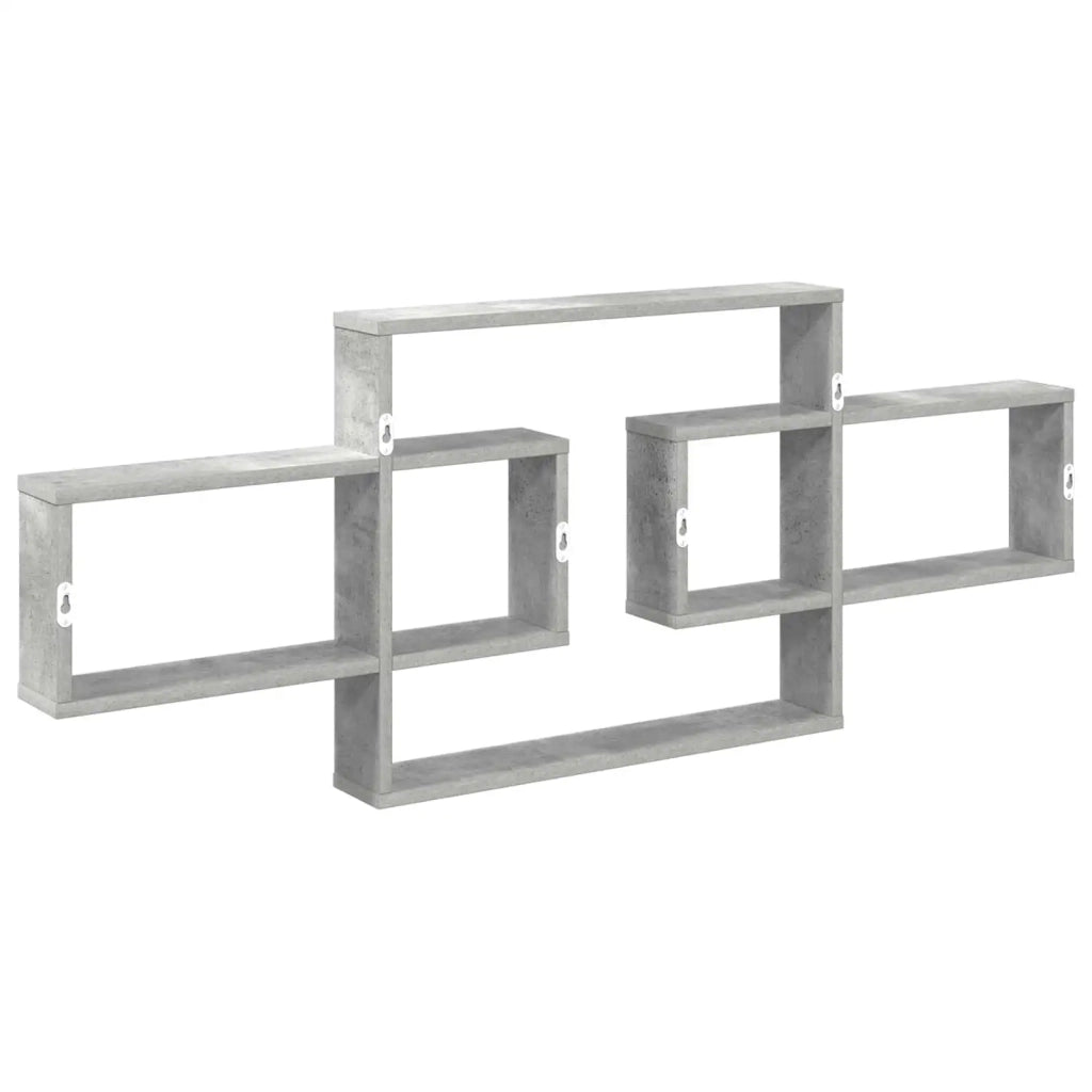 Scaffale da parete Grigio Cemento 130 x 10 x 50 cm 8012455