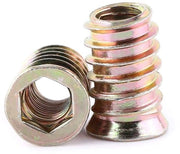 Viti a sfera in acciaio carbonio resistenti all'usura - 20 pezzi - M10 x 25 mm - Progettate per essere auto-tappate - Alta qualità - Pezzi di fissaggio per legno