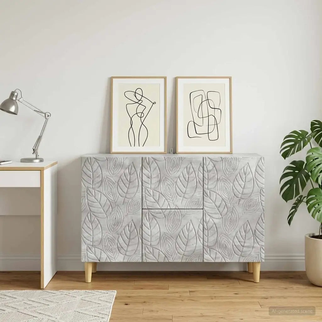 Credenza Grigio Cemento 89 x 34,5 x 60 cm Legno ingegnerizzato 895118