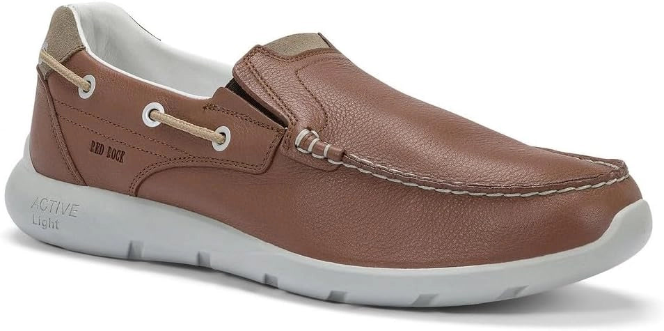 Mocassino Active Oliato Cuoio - Scarpe Estive