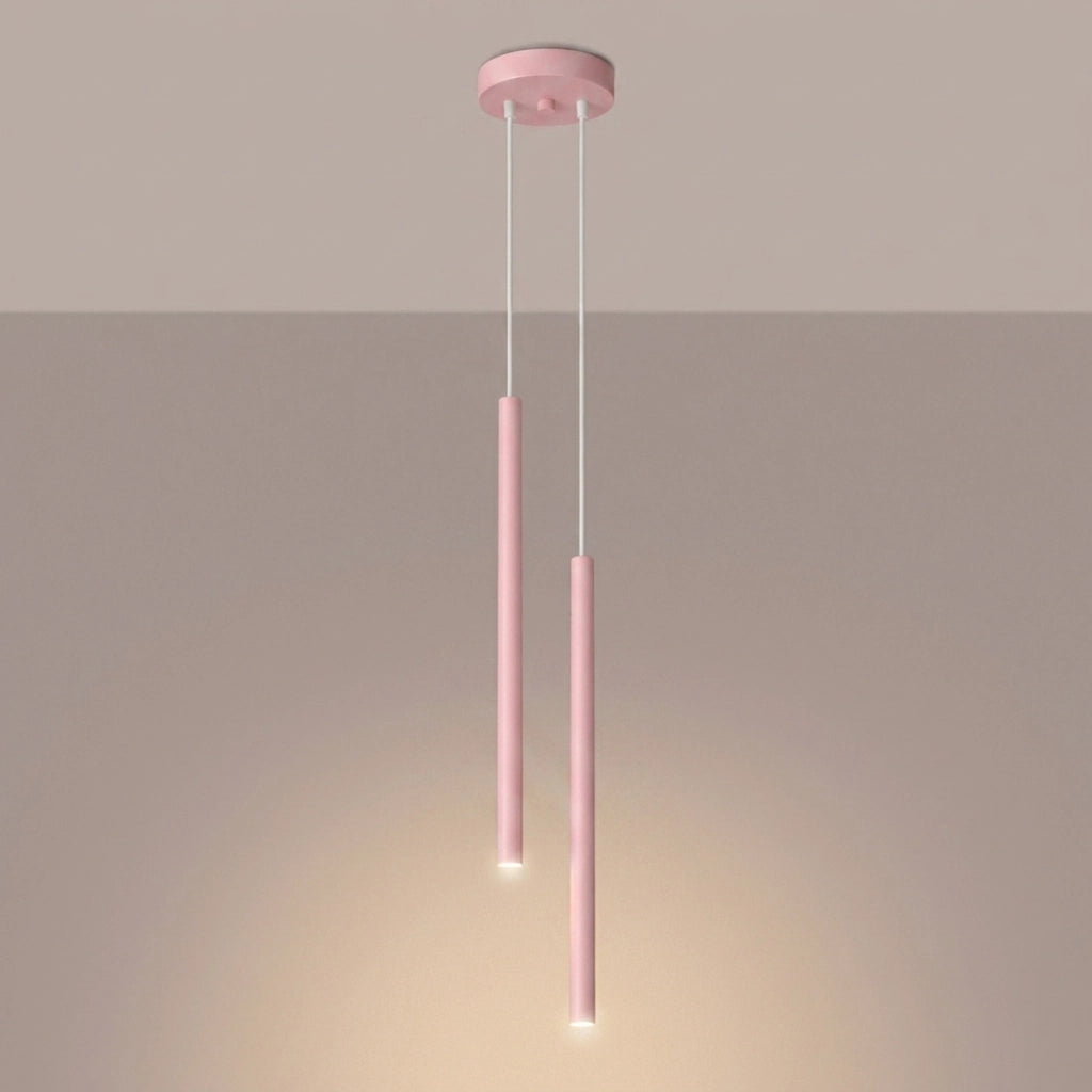 Lampada a sospensione PASTELO 2 rosa
