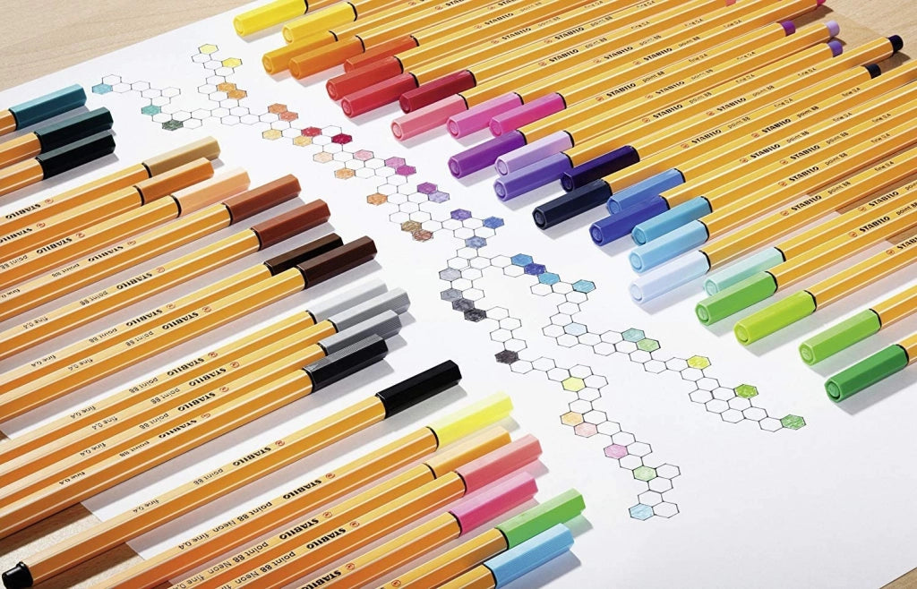PENNA POINT STABILO IN CONFEZIONE DA 6 PEZZI IN COLORAZIONE FLUO