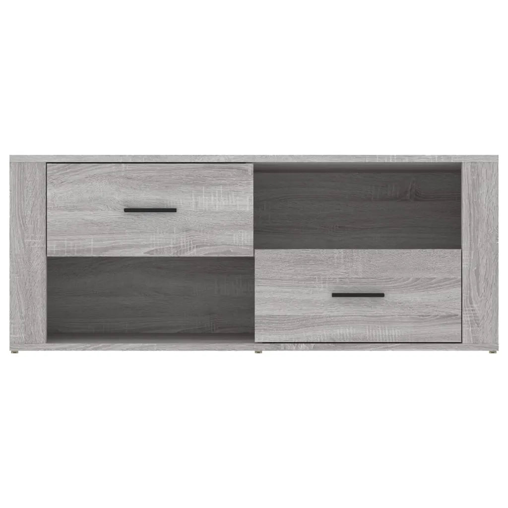 Mobile TV-Credenza TV-Console TV Grigio Sonoma 100x35x40 cm in Legno Multistrato 719842