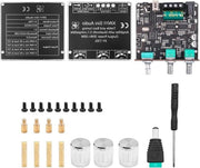 Pannello di Amplificazione Digitale Bluetooth 2.0 Stereo a Doppio Canale 30W x 2 con Regolazione di Bassi Alto e Basso