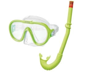 MASCHERA MARE E BOCCAGLIO ADVENTURE SWIM SET  +8 ANNI  peso kg.0,45 (55642)    INTEX