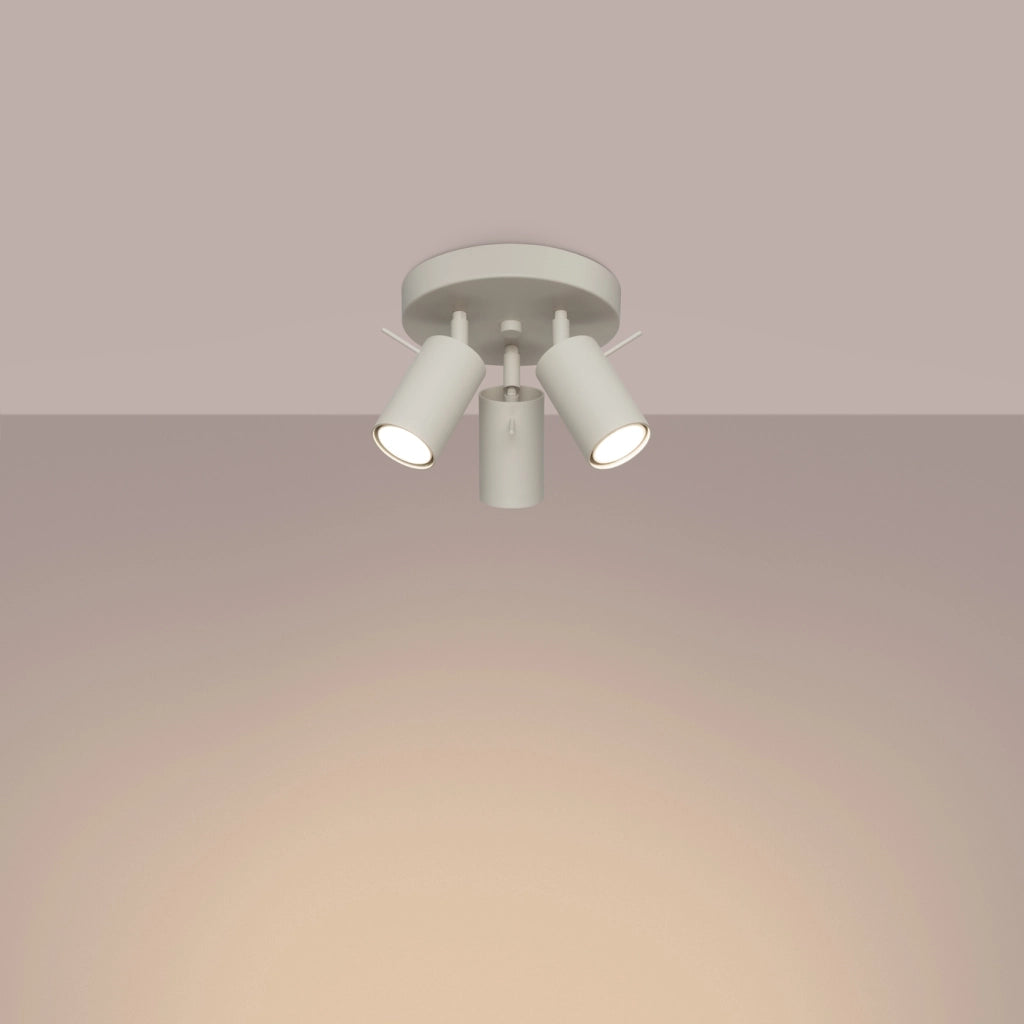 Lampada a soffitto RING 3P beige