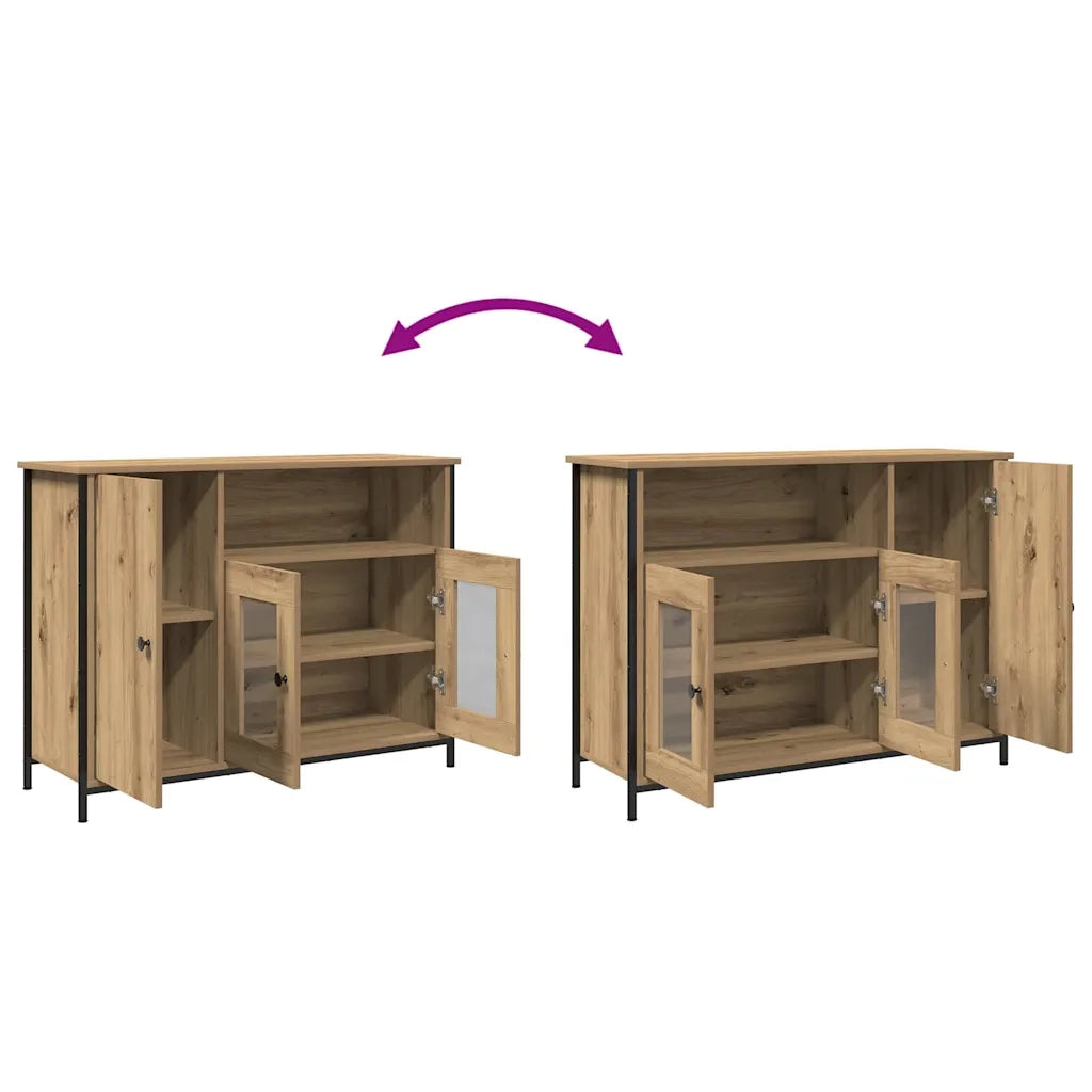 Credenza | Madia | Buffet da pranzo | Armadio da pranzo Rovere artigianale 100 x 35 x 75 cm