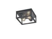 Plafoniera da Esterno  E27 in Pressofusione di alluminio Antracite