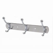 Trade Shop - Appendino Appendi Abiti Multiuso Con 3 Ganci Finitura Cromo Lucido 24,5 Cm 52670 -