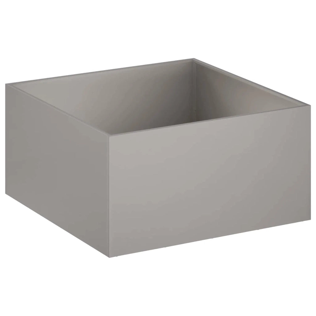 Vaso da giardino 2 pz Ruggine 80 x 80 x 40 cm Acciaio Corten 8005119