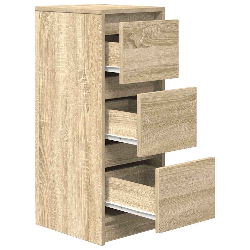 Credenza Rovere Sonoma 29,5x34x76 cm in Legno Multistrato 861636