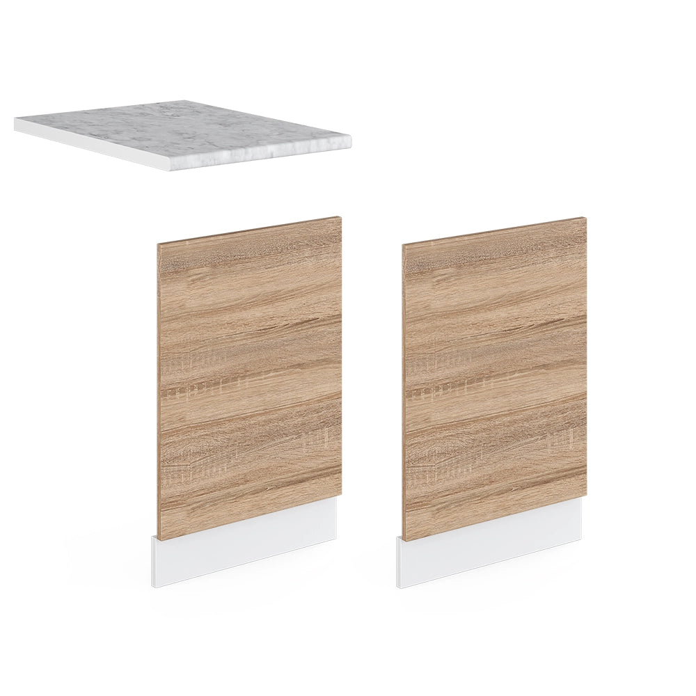 Vicco Pannello frontale Sonoma 45 cm senza piano di lavoro