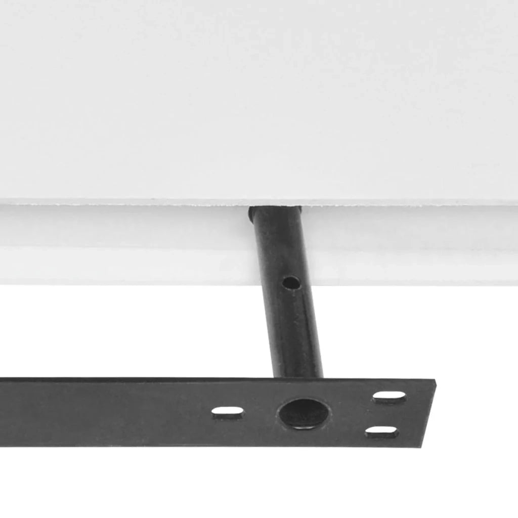 Mensole da parete di design x2 in MDF bianco per DVD/libri 2702110/2