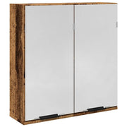 Mobile Bagno | Armadio da bagno con Specchio Legno Antico Legno Multistrato
