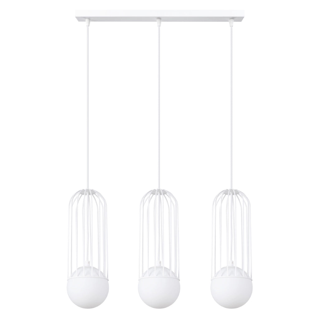 Lampada a sospensione BRINA 3L bianco