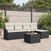 Set Divano da Giardino 6 pcs Marrone polyrattan 3354336