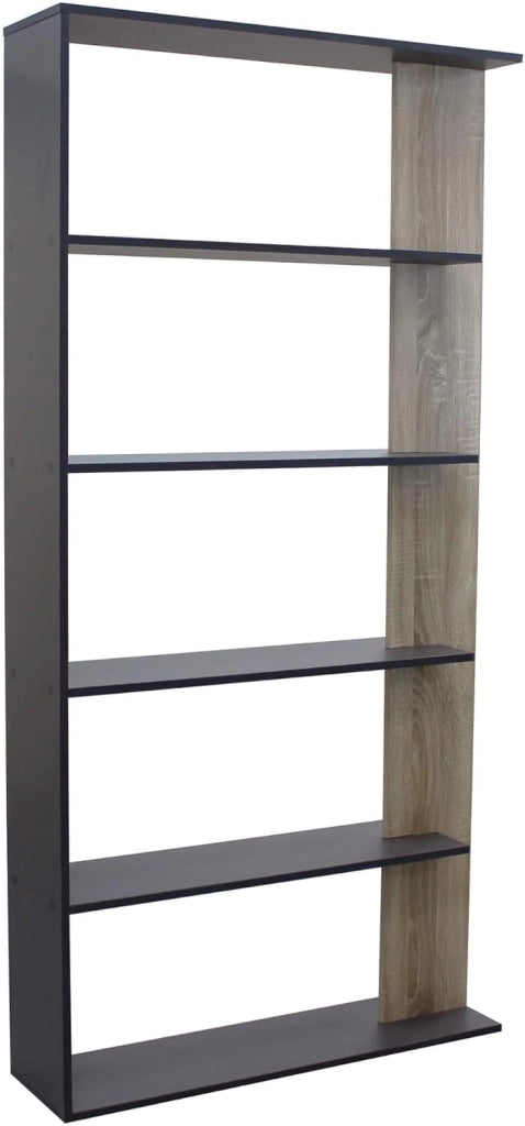 libreria Moderna di Design in Legno di Design per Salotto, Soggiorno 90x23,5x180 h