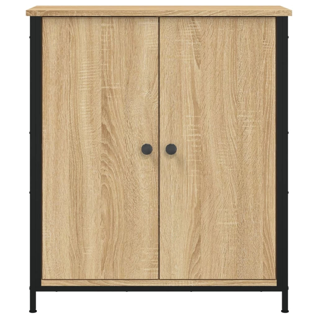 Buffet credenza cassettiera armadio mobile contenitore organizer cucina soggiorno rovere Sonoma 70 x 30 x 80 cm legno ingegnerizzato marrone 02_0031695