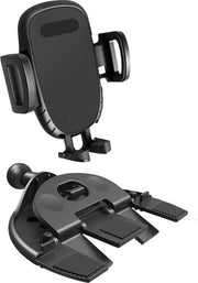 Autohouder 360 gradi regolabile per auto-wieg universale telefonomo houder CD-sleuf - nero.