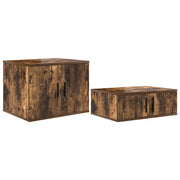Armadio 2 pz Rovere fum¨¦ 127 x 41 x 40 cm Legno multistrato CFW6402608