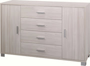 Mobile 2 Ante 4 Cassetti Olmo Chiaro 86X136X41 Cm Sarmog - Sarmog