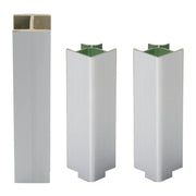 KIT ZOCCOLATURA P/CUCINA PVC H 10 CM ALLUMINIO