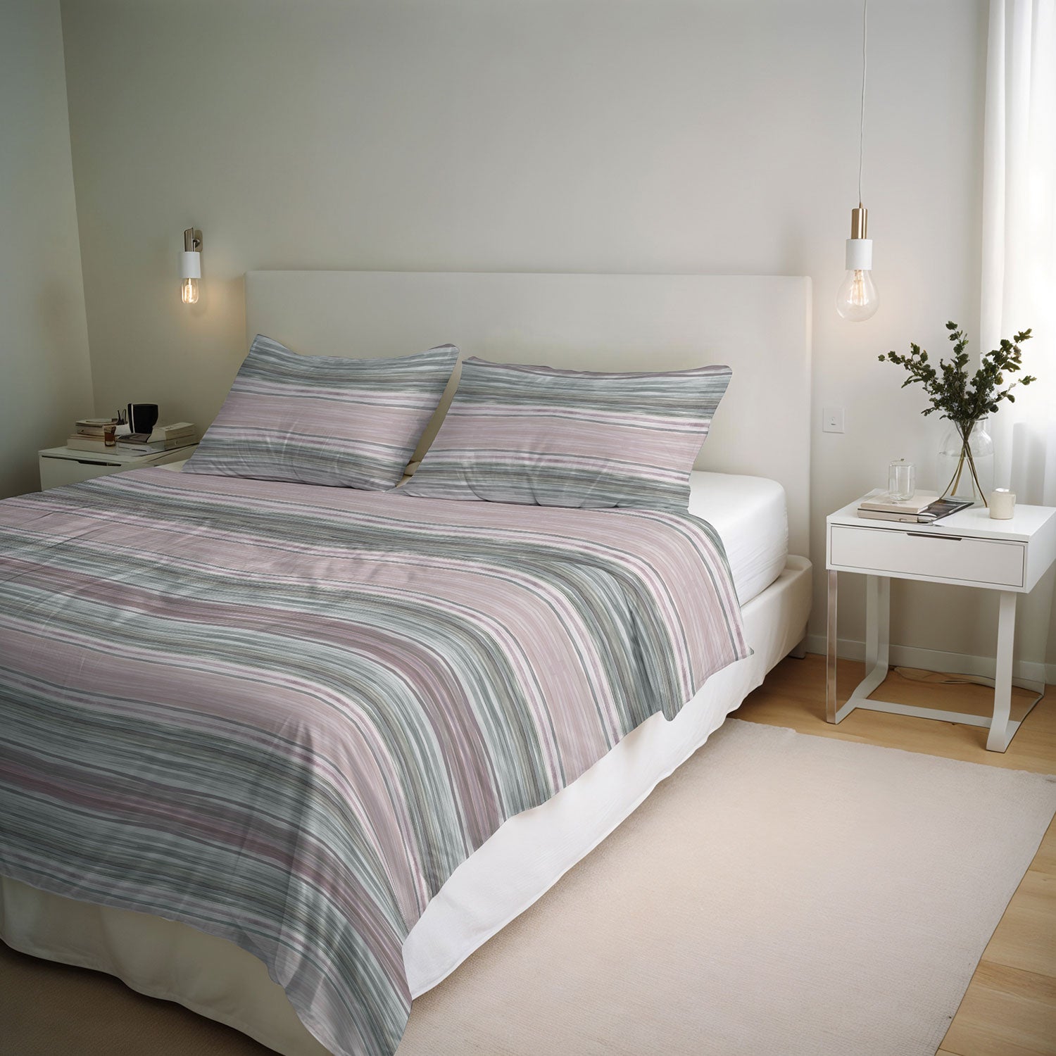 Copripiumino Singolo con Stampa sul Sacco e Federa Linea River Rio Gold