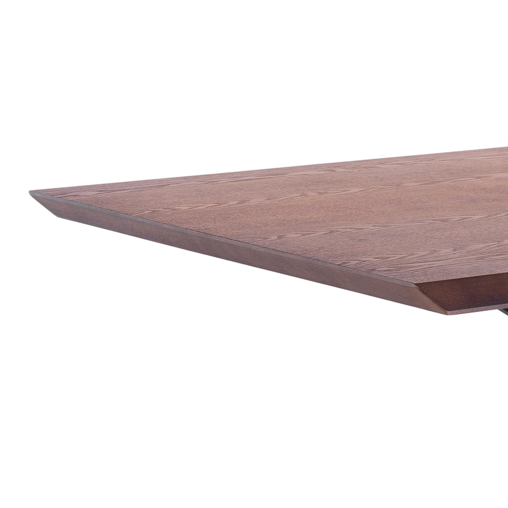 Tavolo fisso effetto legno nero cm. H.76 x P.100 x L.200