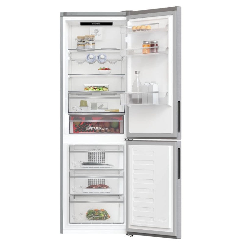 Frigorifero combinato Grundig libera installazione total no frost GKN26840XN INOX classe E