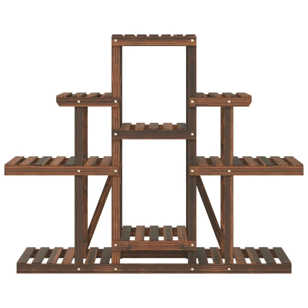 Portafiori/armadietto per piante 110 x 25 x 96 cm legno massello di abete marrone 02_0045200