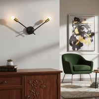 Lampada Da Parete APP1119-2W Black