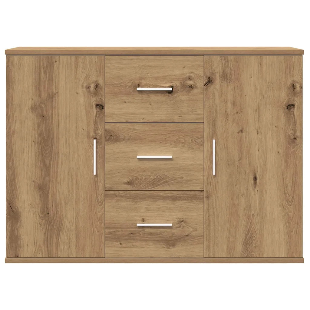 Credenza Rovere Artigianale 90x29,5x65 cm in Legno Multistrato 855979