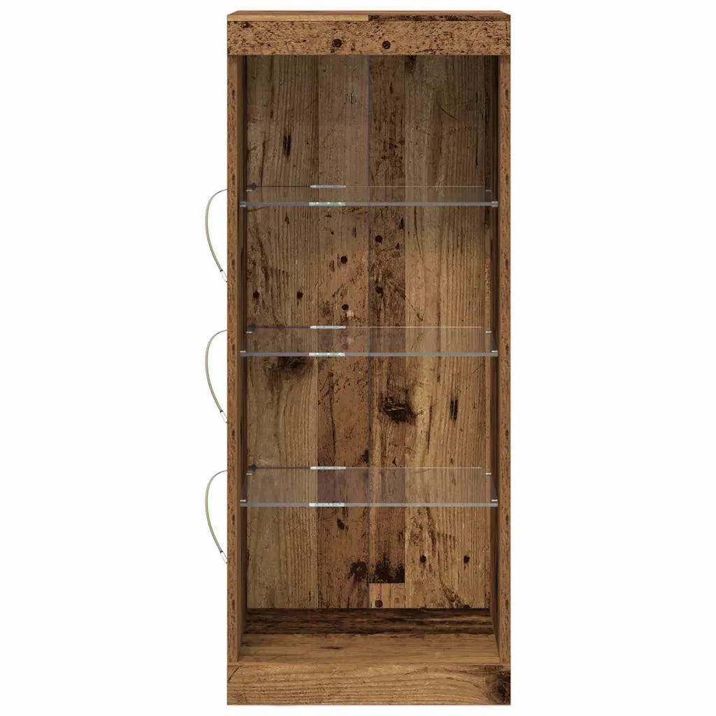 Madia LED Legno vecchio 41 x 37 x 100 cm Legno multistrato 863054