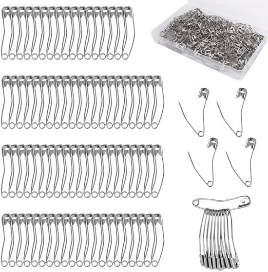 Spine Vite di Sicurezza 300pz - Curvate - Acciaio Inossidabile - 3,8x0,7 cm - Aiuti di Sicurezza - Manutenzione - Spille da Sartia