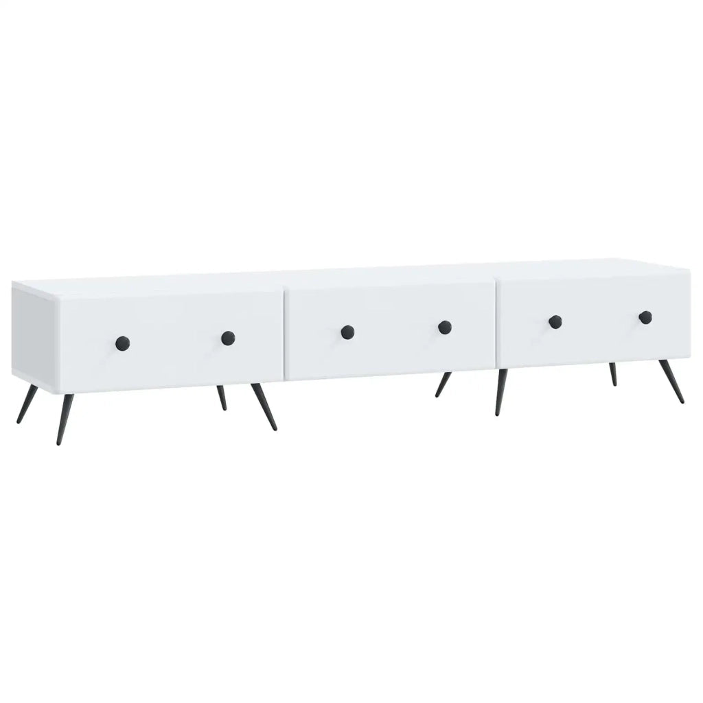 Mobile TV Bianco 147 x 34,5 x 30 cm Legno ingegnerizzato 895625