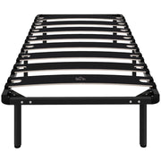 Letto Contenitore 90x190 ¨C Zephmum ¨C Legno Massello Nero 350 kg