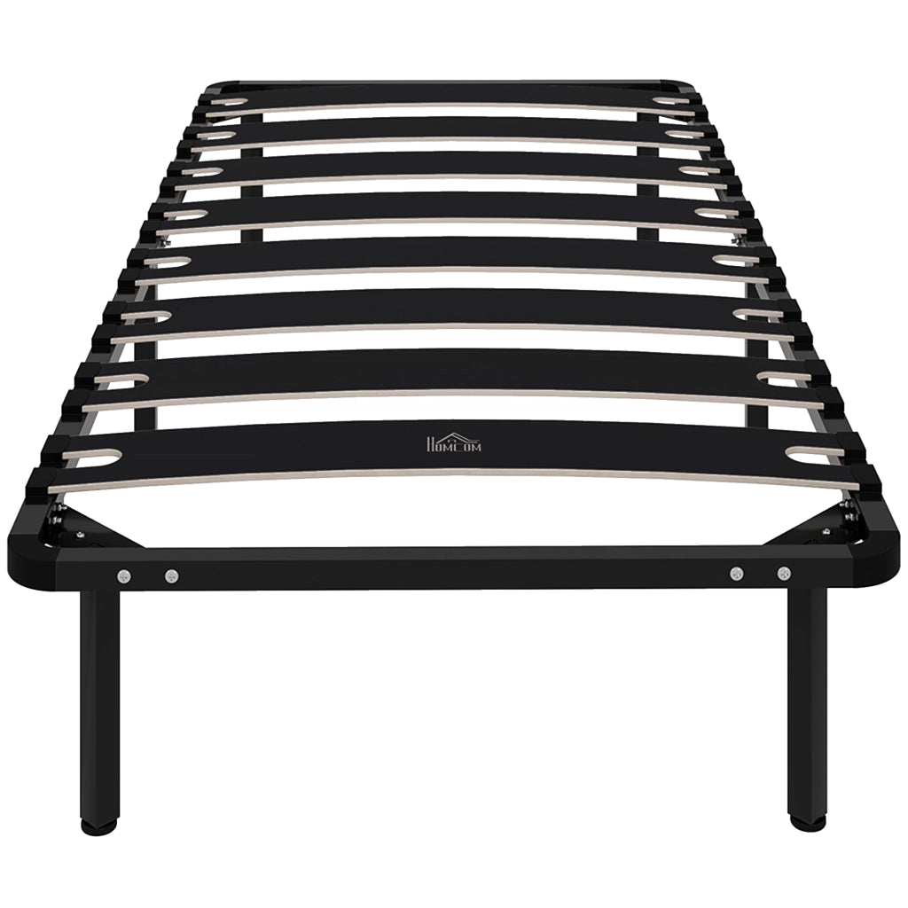 Letto Contenitore 90x190 ¨C Zephmum ¨C Legno Massello Nero 350 kg
