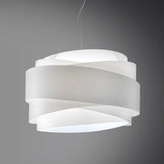 Lampadario a sospensione BEA una luce Bianco diametro 60x h38 cm