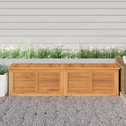 Contenitore Giardino con Borsa 200x50x55 cm Legno Massello Teak 363274