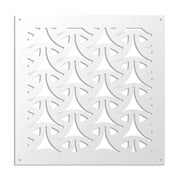 WEAVING - Pannello in PVC traforato - Parasole Colore: bianco, Misura: 73x73 cm