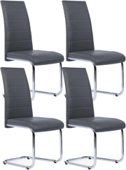 Set di 4 sedie da pranzo grigie MIA