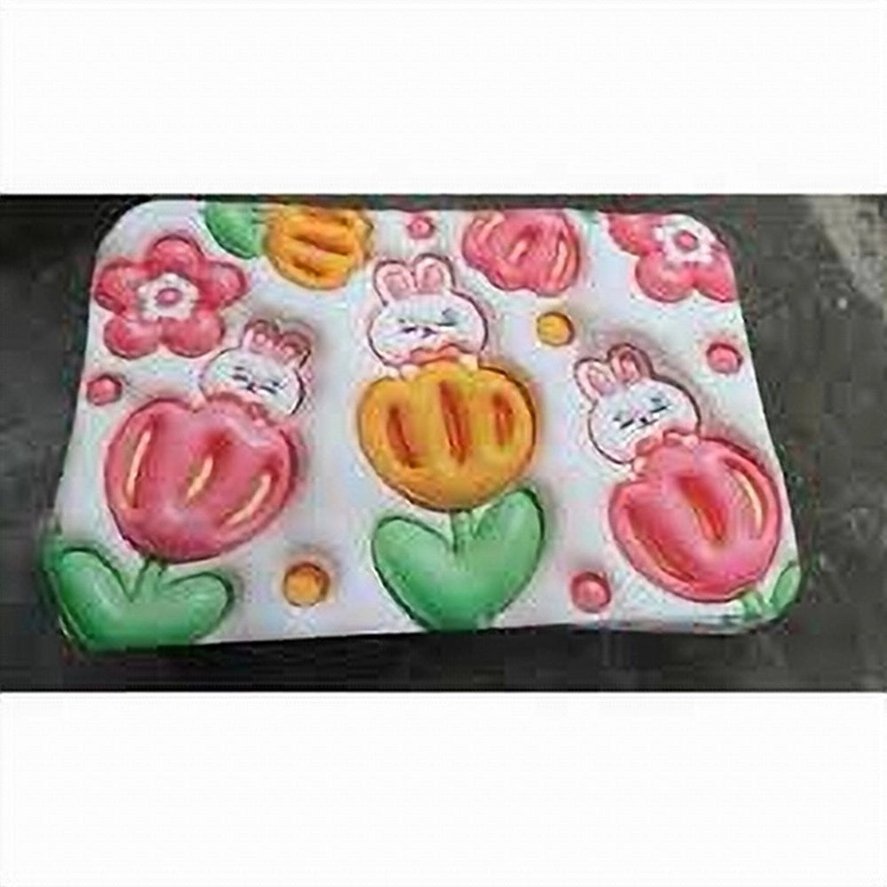 Trade Shop - Tappeto 3d Bagno Antiscivolo Asciugatura Rapida Morbido Assorbente 38x58cm 87223 -