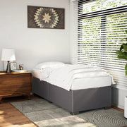 Giroletto-Struttura Letto Grigio 90x190 cm in Similpelle 842953